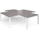 Adapt 4 Person Desk Cluster with Return Unit